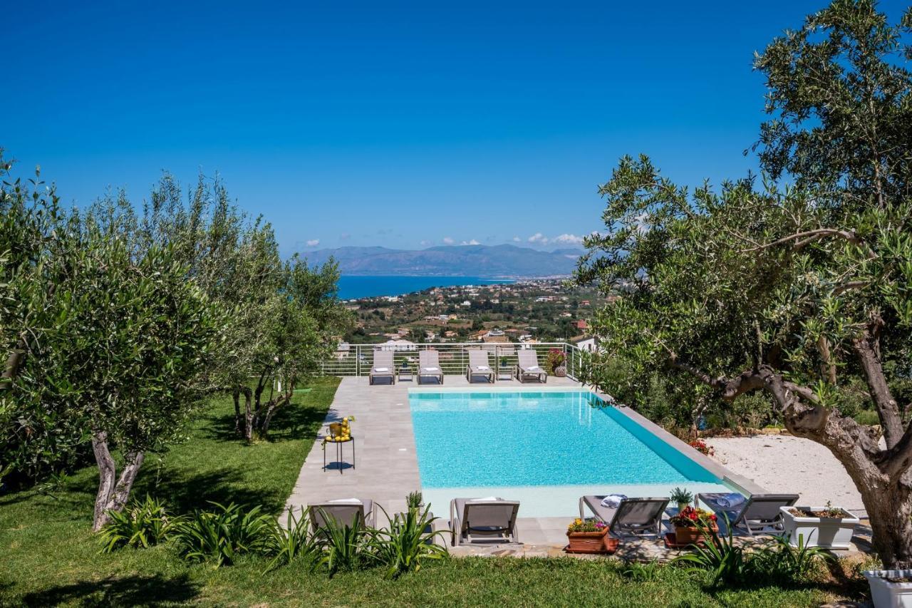 Villa Maria Con Piscina E Vista Mare كاستيلاّماري ديل غو المظهر الخارجي الصورة